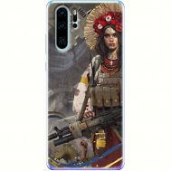 Чохол для Huawei P30 Pro MixCase патріотичні дівчина воин