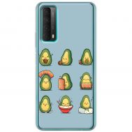 Чохол для Huawei P Smart 2021 / Y7A Mixcase авокадо дизайн 8
