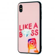 Чохол для iPhone Xs Max My style "Like a boss"