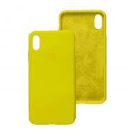 Чохол для iPhone Xs Max Silicone Full жовтий / lemone