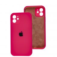 Чохол для iPhone 12 Square Full camera bright pink