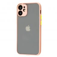 Чохол для iPhone 12 mini LikGus Totu camera protect рожевий