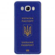 Чохол для Samsung Galaxy J7 2016 (J710) MixCase патріотичні Україна паспорт