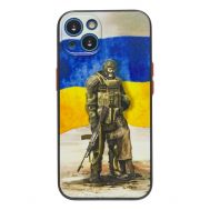 Чохол для iPhone 13 WAVE Ukraine Shadow Matte protector of children