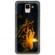 Чохол для Samsung Galaxy J6 2018 (J600) MixCase звірі тигр з метеликом