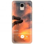 Чохол для Samsung Galaxy J6 2018 (J600) MixCase музика i See Fire