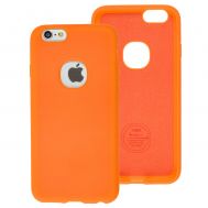 Чохол iPaky для iPhone 6 з імітацією шкіри помаранчевий