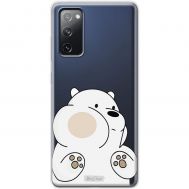Чохол для Samsung Galaxy S20 FE (G780) MixCase мультики білий ведмедик