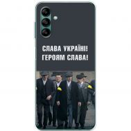 Чохол для Samsung Galaxy A04S (A047) MixCase патріотичний "Слава Україні!"