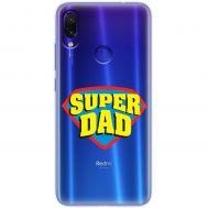 Чохол для Xiaomi Redmi Note 7 MixCase День батька super Dad