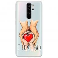 Чохол для Xiaomi Redmi Note 8 Pro MixCase День батька I Love Dad