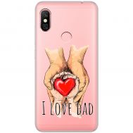 Чохол для Xiaomi Redmi Note 6 Pro MixCase День батька I Love Dad