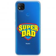 Чохол для Xiaomi Redmi 9C MixCase День батька super Dad