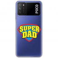 Чохол для Xiaomi Poco M3 MixCase День батька super Dad