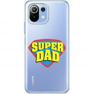 Чохол для Xiaomi Mi 11 Lite MixCase День батька super Dad
