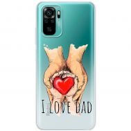 Чохол для Xiaomi Redmi Note 10 / 10s MixCase День батька I Love Dad