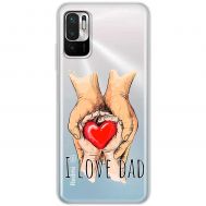 Чохол для Xiaomi Redmi Note 10 5G / Poco M3 Pro MixCase День батька I Love Dad