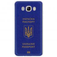 Чохол для Samsung Galaxy J5 2016 (J510) MixCase патріотичні Україна паспорт