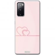 Чохол для Samsung Galaxy S20 FE (G780) Mixcase для закоханих серця на ро