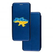 Чохол-книжка Samsung Galaxy A02S (A025) з малюнком синій держава Україна
