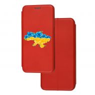 Чохол-книжка Samsung Galaxy A03s (A037) з малюнком червона держава Україна