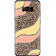 Чохол для Samsung Galaxy S8 (G950) MixCase Леопард жовто-рожевий