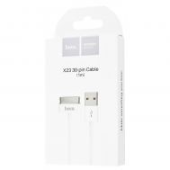 USB-кабель для iPhone 4 Hoco X23 Skilled Lighting білий