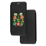 Чохол-книжка Samsung Galaxy A03 Core (A032) з малюнком квітучий Тризуб