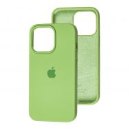 Чохол для iPhone 13 Pro Square Full silicone зелений / mint