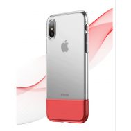 Чохол Baseus half to half soft для iPhone Xs Max червоний
