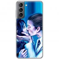 Чохол для Samsung Galaxy S21 FE (G990) Mixcase Венздей поцілунок