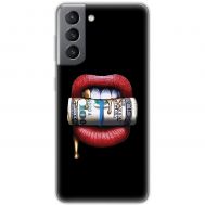 Чохол для Samsung Galaxy S21 FE (G990) MixCase гроші lips