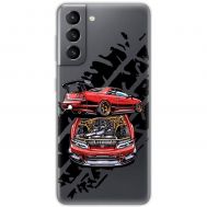 Чохол для Samsung Galaxy S21 FE (G990) MixCase машини red car