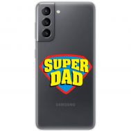Чохол для Samsung Galaxy S21 FE (G990) MixCase День батька super Dad