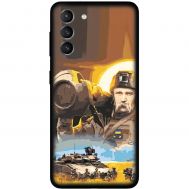 Чохол для Samsung Galaxy S21 FE (G990) MixCase патріотичні Шевченко з Javelin