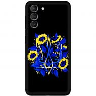 Чохол для Samsung Galaxy S21 FE (G990) MixCase патріотичні герб соняшники