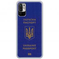 Чохол для Xiaomi Redmi Note 10 5G / Poco M3 Pro MixCase патріотичні Україна паспорт
