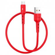 Кабель USB Hoco X30 Star microUSB 2A 1.2 m червоний