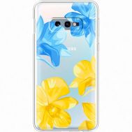 Чохол для Samsung Galaxy S10e (G970) MixCase патріотичні синьо-жовті квіти