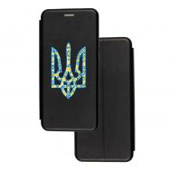 Чохол-книжка Samsung Galaxy A03s (A037) з малюнком чорний Герб із візерунком