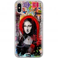 Чохол для iPhone X / Xs MixCase графіті Мона Ліза
