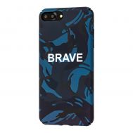 Чохол Ibasi and Coer для iPhone 7 Plus/8 Plus матове покриття Brave синій