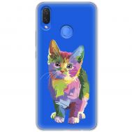 Чохол для Huawei P Smart Plus Mixcase кольоровий котик