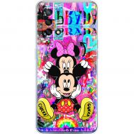 Чохол для Oppo A74 MixCase графіті Mickey and Minnie mouse