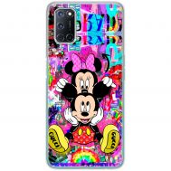 Чохол для Oppo A52 / A72 / A92 MixCase графіті Mickey and Minnie mouse
