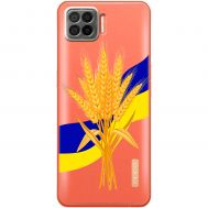 Чохол для Oppo A73 MixCase патріотичні пшениця з України