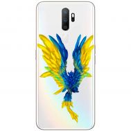 Чохол для Oppo A5 / A9 (2020) MixCase патріотичні жовто-синій птах