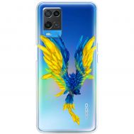 Чохол для Oppo A54 MixCase патріотичні жовто-синій птах