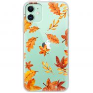 Чохол для iPhone 11 MixCase осінь осінні листочки