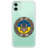 Чохол для iPhone 11 MixCase патріотичні шеврон Glory to Ukraine
